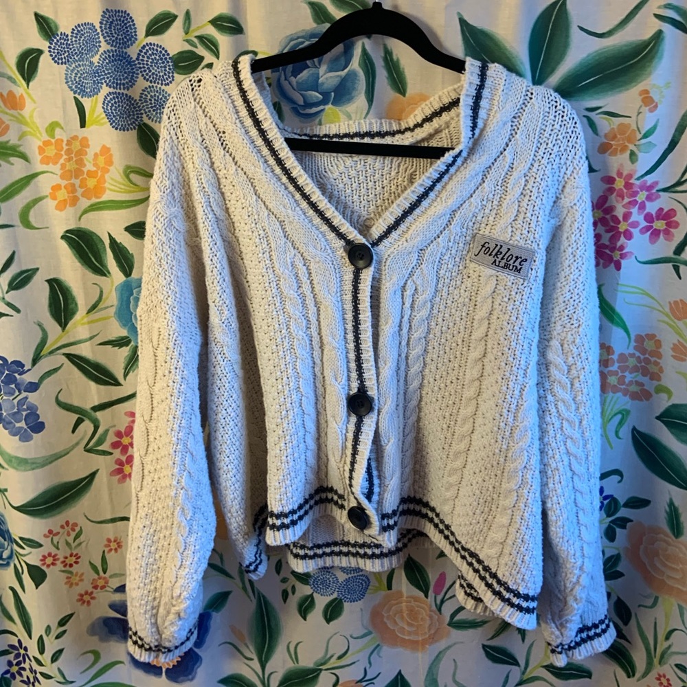 Authentic Taylor Swift Folklore Cardigan
